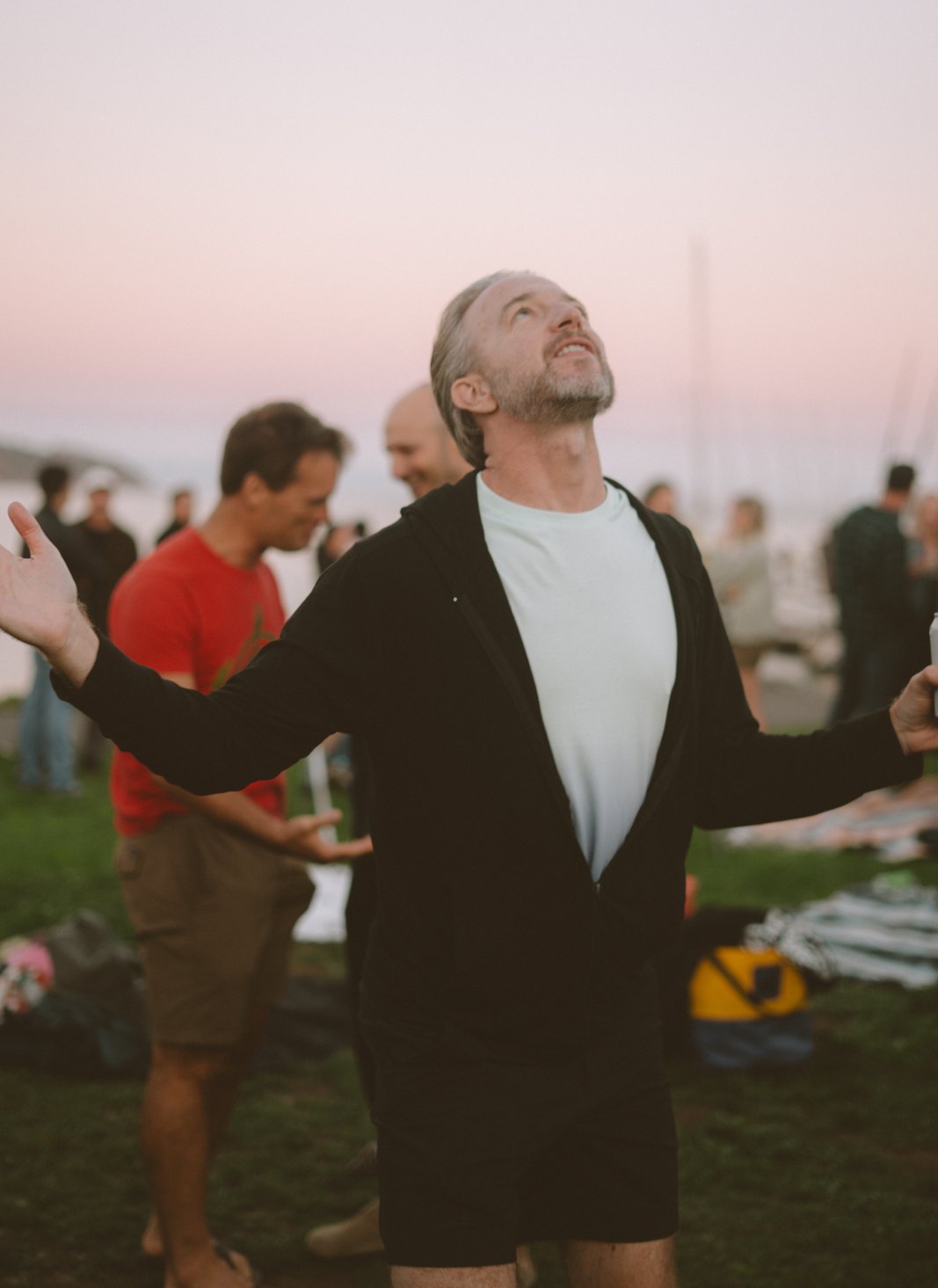 A festivalgoer soaking it in, DJs by the Bay 2025